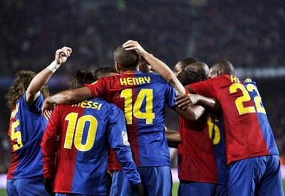 Il  Barcellona vince la Champions League battendo 2-0 il Manchester United.