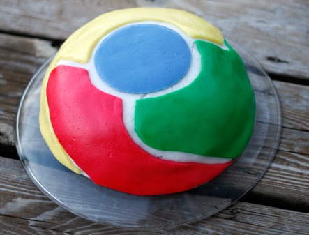 Google Chrome Cake